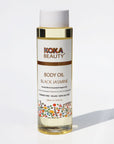 Black Jasmine Silk Bath Bomb, Gua Sha & Body Oil Set - Koka Beauty