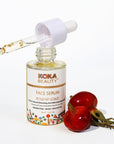 Face Serum - Made with Rosehip Oil and 24k Gold Flakes - Koka Beauty