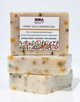 Honey Soap Made With Honey, Beeswax, Bee Pollen & Silk - Koka Beauty