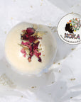Jasmine Rose Silk Bath Bomb & Soap | Handmade with Jasmine & Rose Petals - Koka Beauty