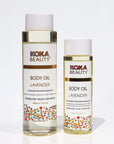Lavender Silk Bath Bomb, Gua Sha and Body Oil Set - Koka Beauty