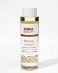 Lavender Silk Bath Bomb, Gua Sha and Body Oil Set - Koka Beauty