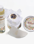 Lavender Silk Bath Bomb, Gua Sha and Body Oil Set - Koka Beauty