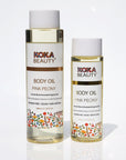 Pink Peony Silk Bath Bomb, Gua Sha and Body Oil Set - Koka Beauty