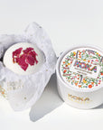 Pink Peony Silk Bath Bomb, Gua Sha and Body Oil Set - Koka Beauty
