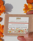 Turmeric Soap Made With Turmeric, Calendula Flowers & Silk