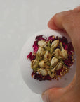 Jasmine Rose Silk Bath Bomb, Gua Sha and Body Oil Set