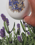 Lavender Silk Bath Bomb | Handmade with Cornflower Petals & Organic Lavender Flowers