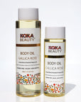 Rose Silk Bath Bomb, Gua Sha and Body Oil Set - Koka Beauty
