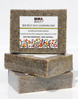 Seaweed Soap Made With Glacial Green Clay, Silk & Crushed Seaweed - Koka Beauty