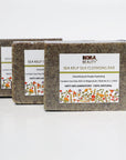 Seaweed Soap Made With Glacial Green Clay, Silk & Crushed Seaweed - Koka Beauty