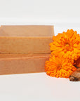 Turmeric Soap Made With Turmeric, Calendula Flowers & Silk - Koka Beauty