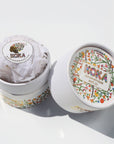 White Lily Silk Bath Bomb, Gua Sha and Body Oil Set - Koka Beauty