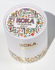 White Lily Silk Bath Bomb, Handmade with Pomegranate Flowers - Koka Beauty