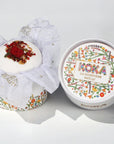 White Lily Silk Bath Bomb, Gua Sha and Body Oil Set - Koka Beauty