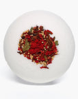 White Lily Silk Bath Bomb | Handmade with Pomegranate Flowers - Koka Beauty