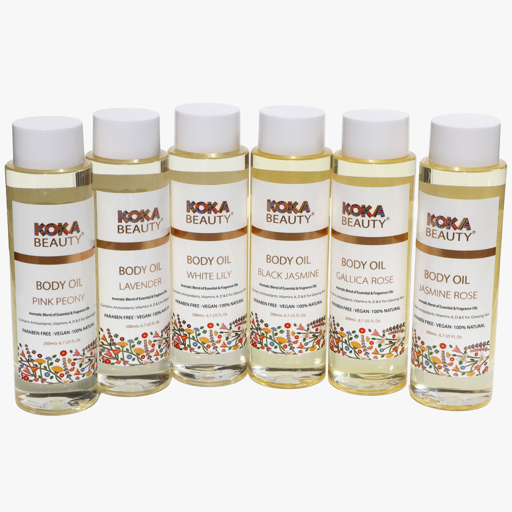 Jasmine Rose Body Oil  | Made With Jasmine, Sandalwood, Geranium and Rose Essental Oils