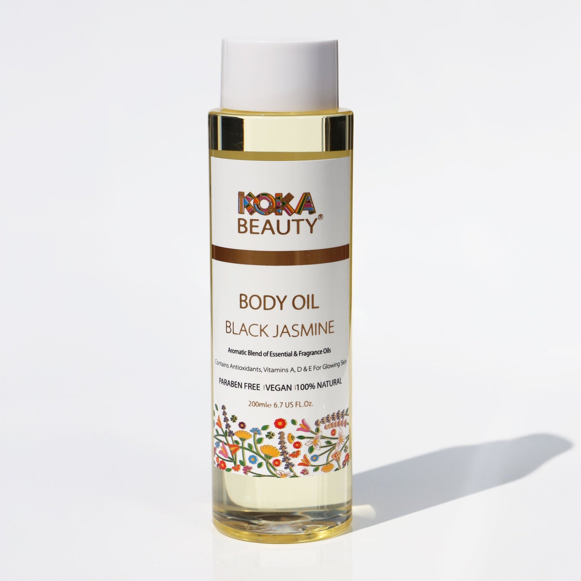 Black Jasmine Silk Bath Bomb, Gua Sha & Body Oil Set - Koka Beauty