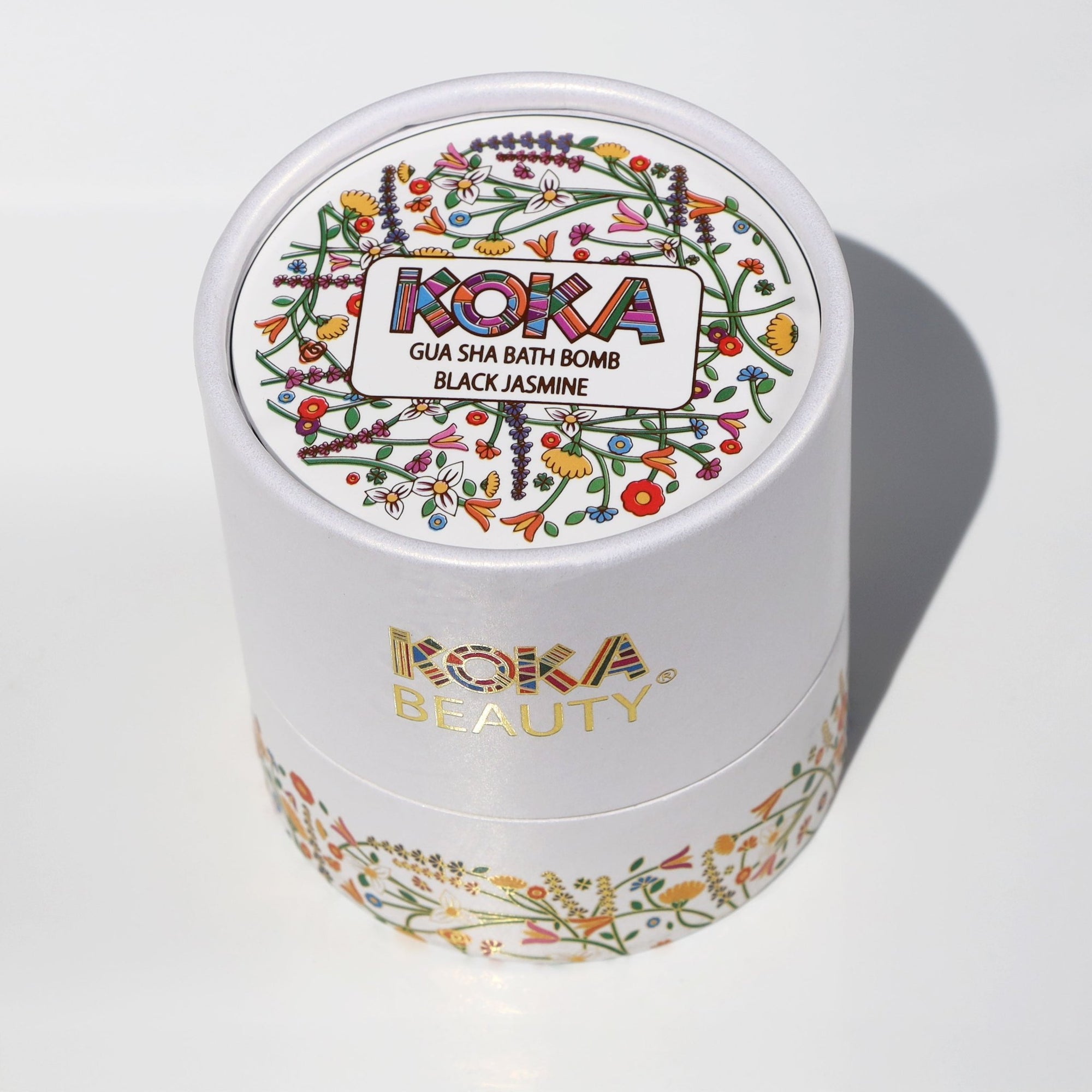 Black Jasmine Silk Bath Bomb &amp; Soap Box - Koka Beauty