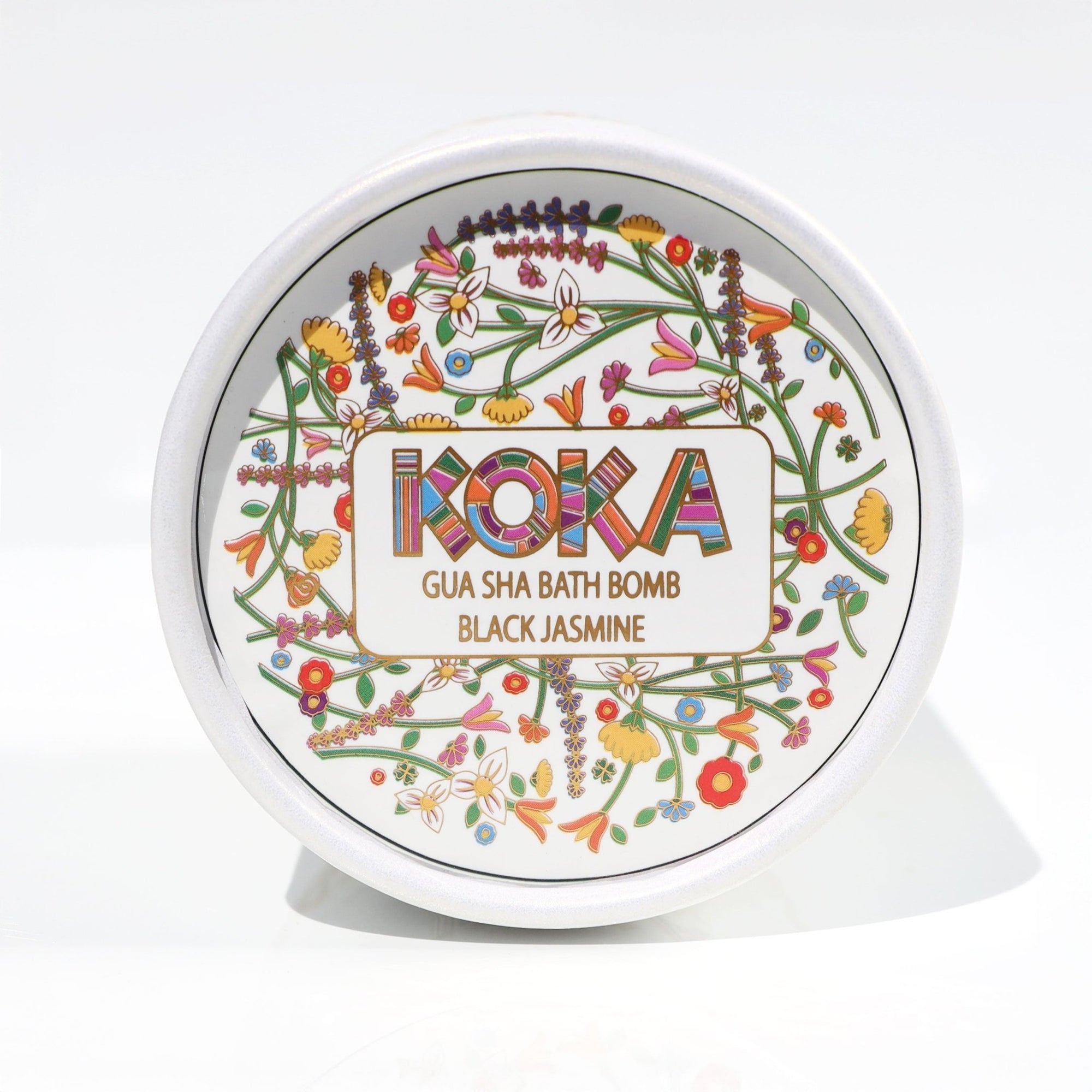 Black Jasmine Silk Bath Bomb & Soap Box - Koka Beauty