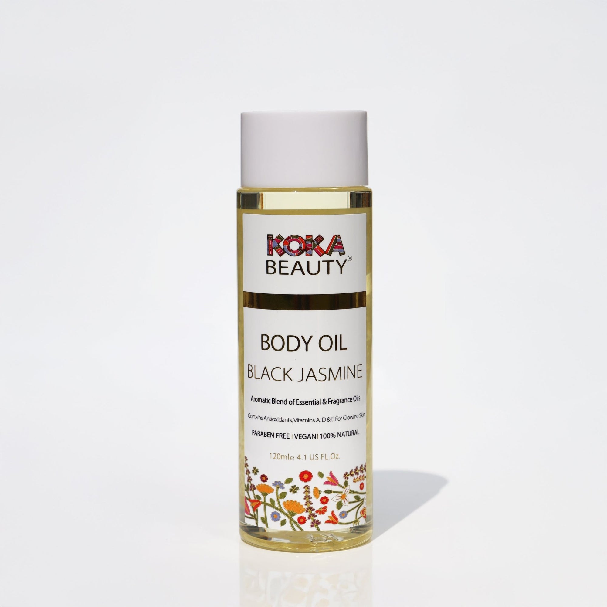 Black Jasmine Silk Bath Bomb, Gua Sha & Body Oil Set - Koka Beauty
