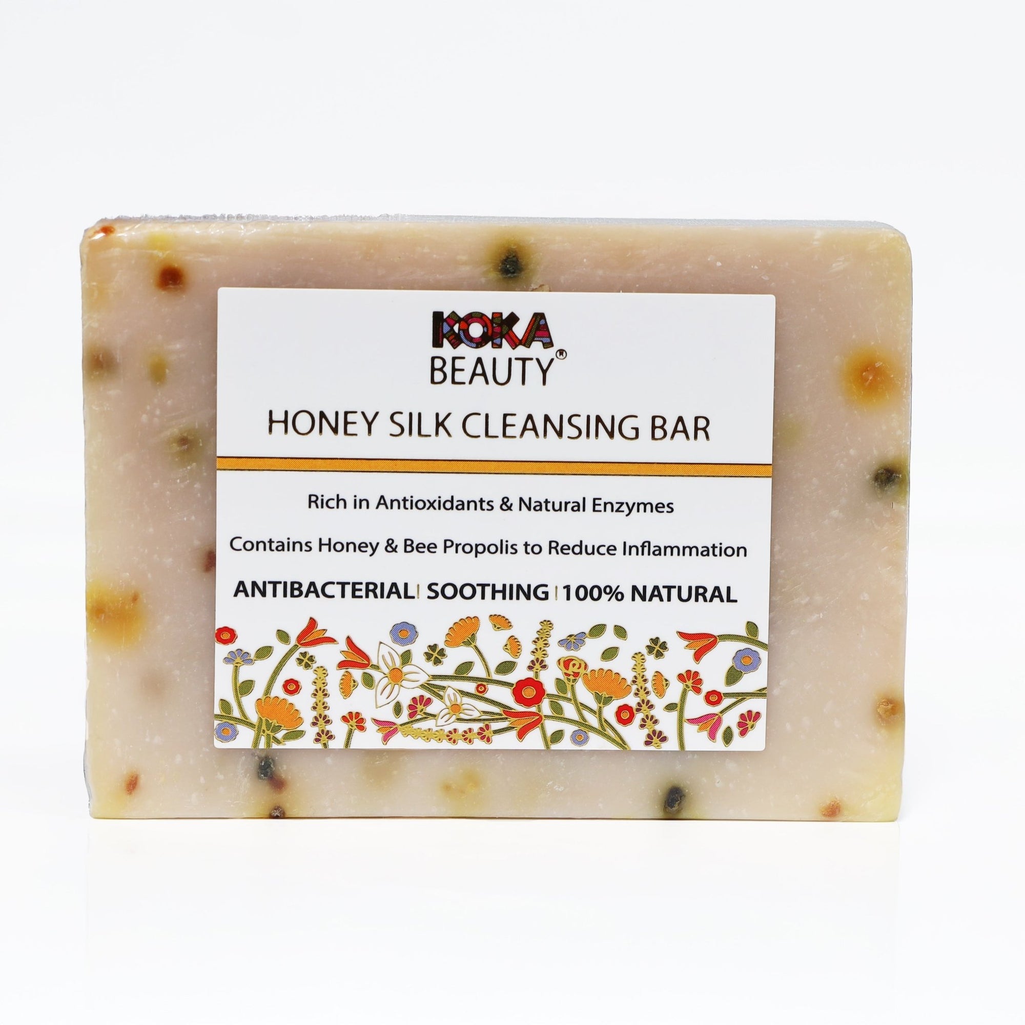 Honey Soap Made With Honey, Beeswax, Bee Pollen &amp; Silk - Koka Beauty