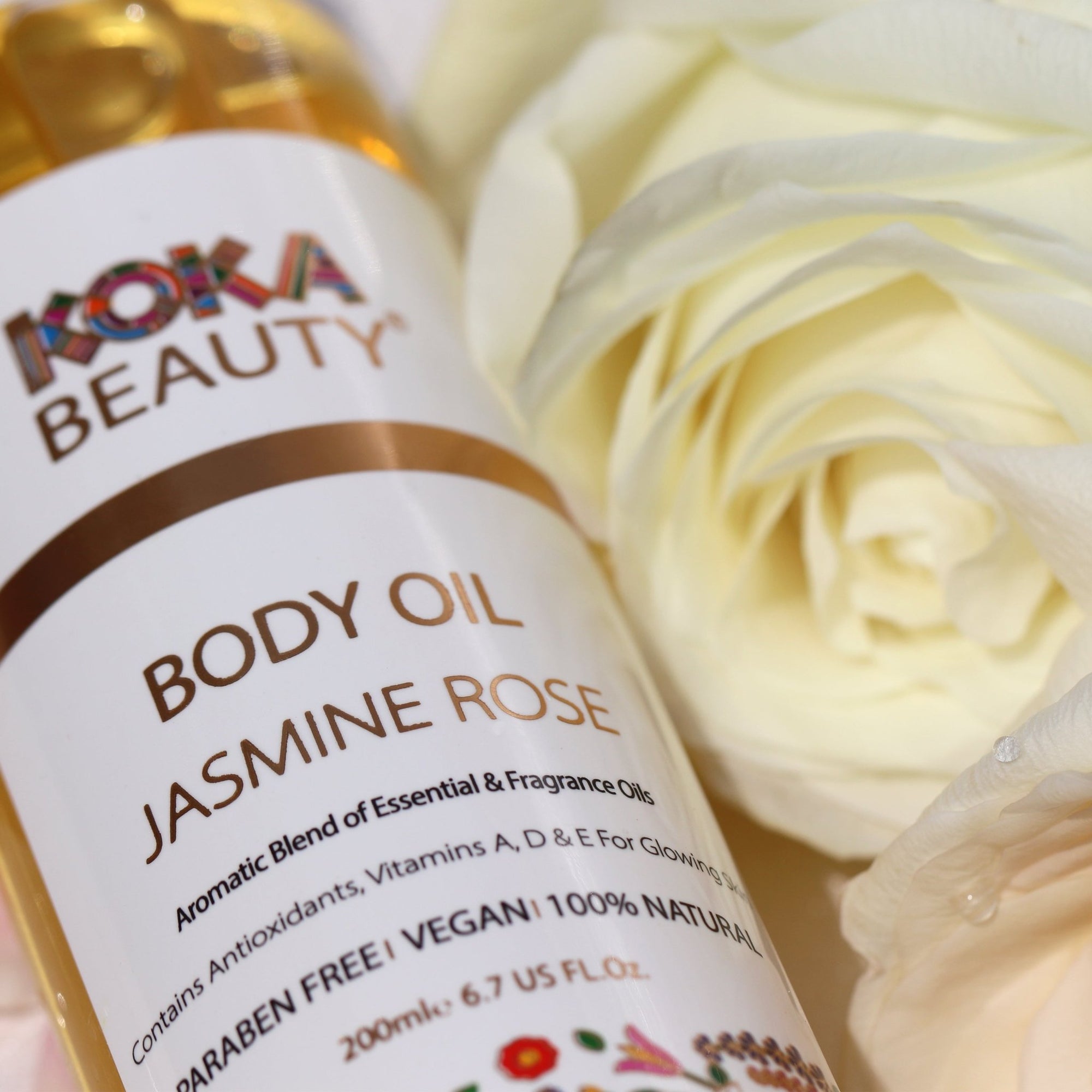 Jasmine Rose Body Oil - Koka Beauty