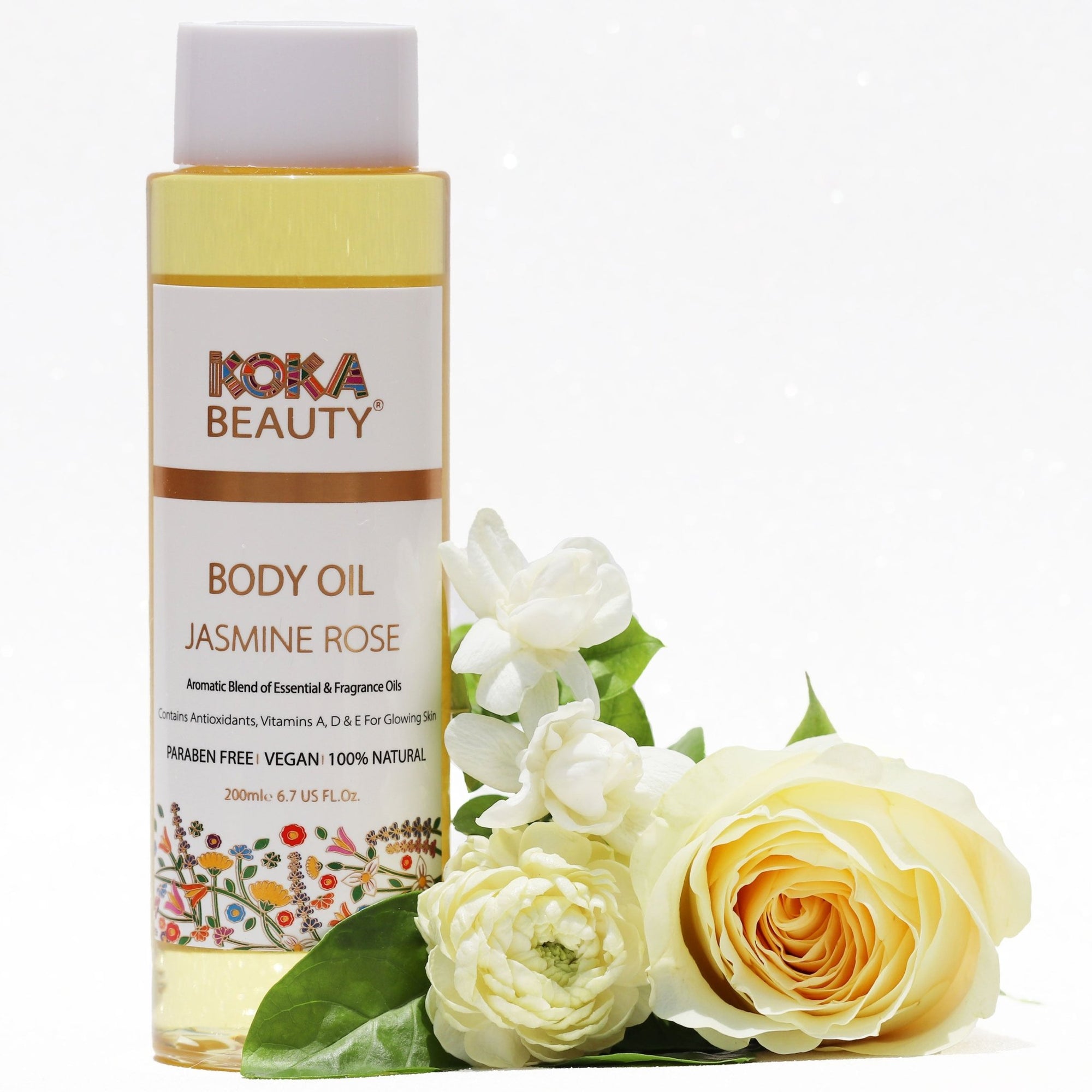 Jasmine Rose Body Oil - Koka Beauty