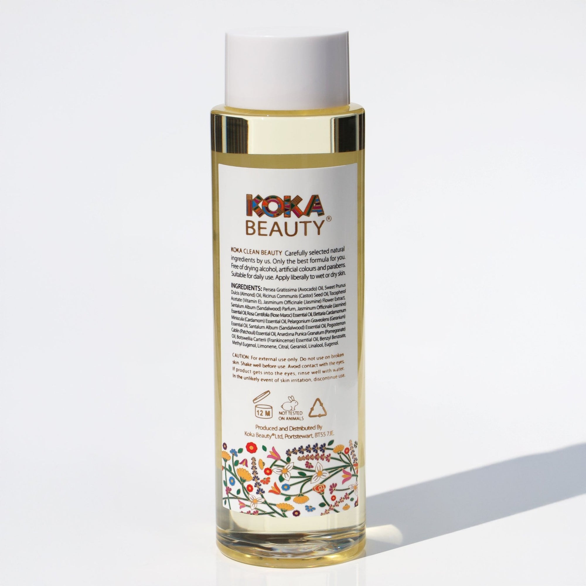 Jasmine Rose Silk Bath Bomb, Gua Sha and Body Oil Set - Koka Beauty