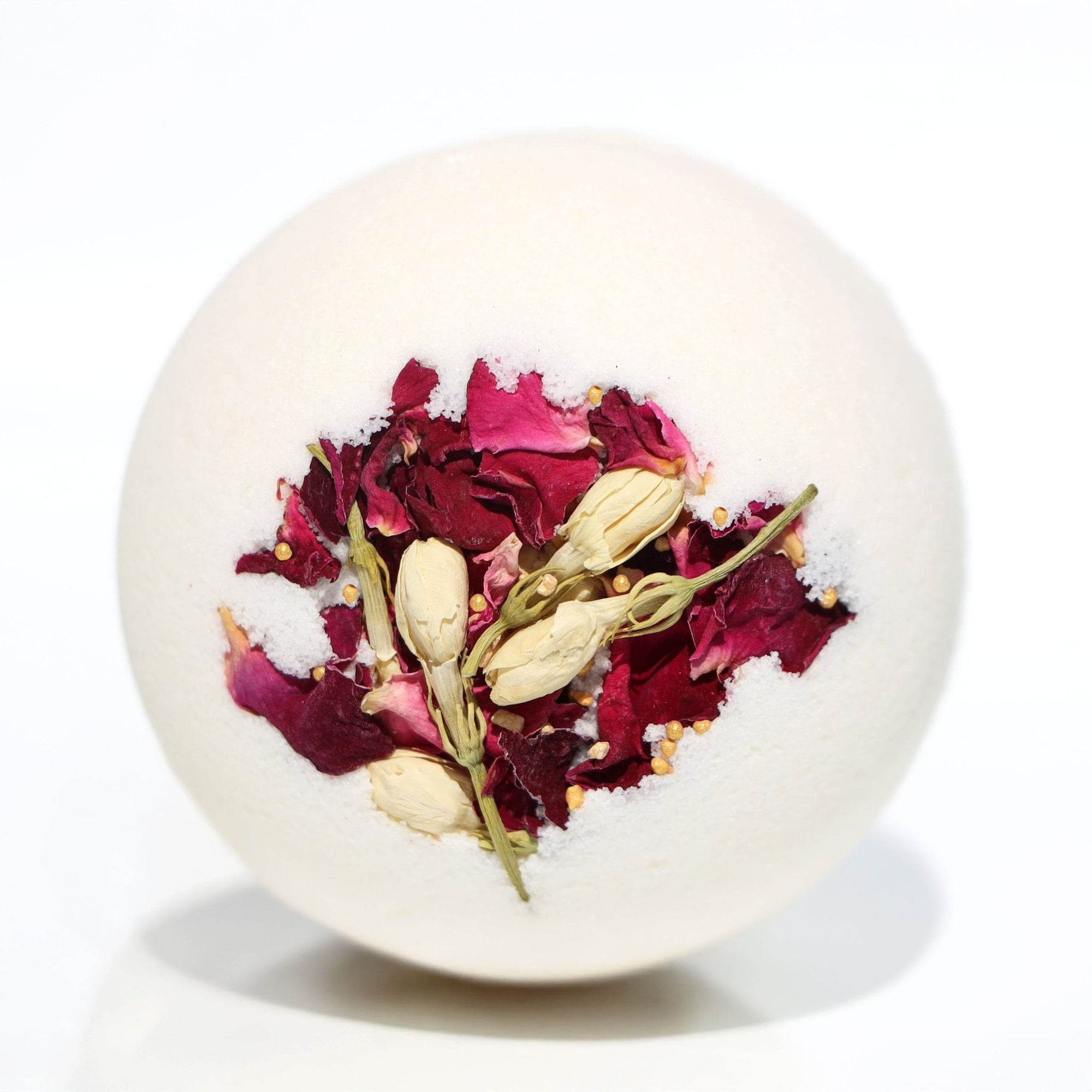 Jasmine Rose Silk Bath Bomb, Gua Sha and Body Oil Set - Koka Beauty