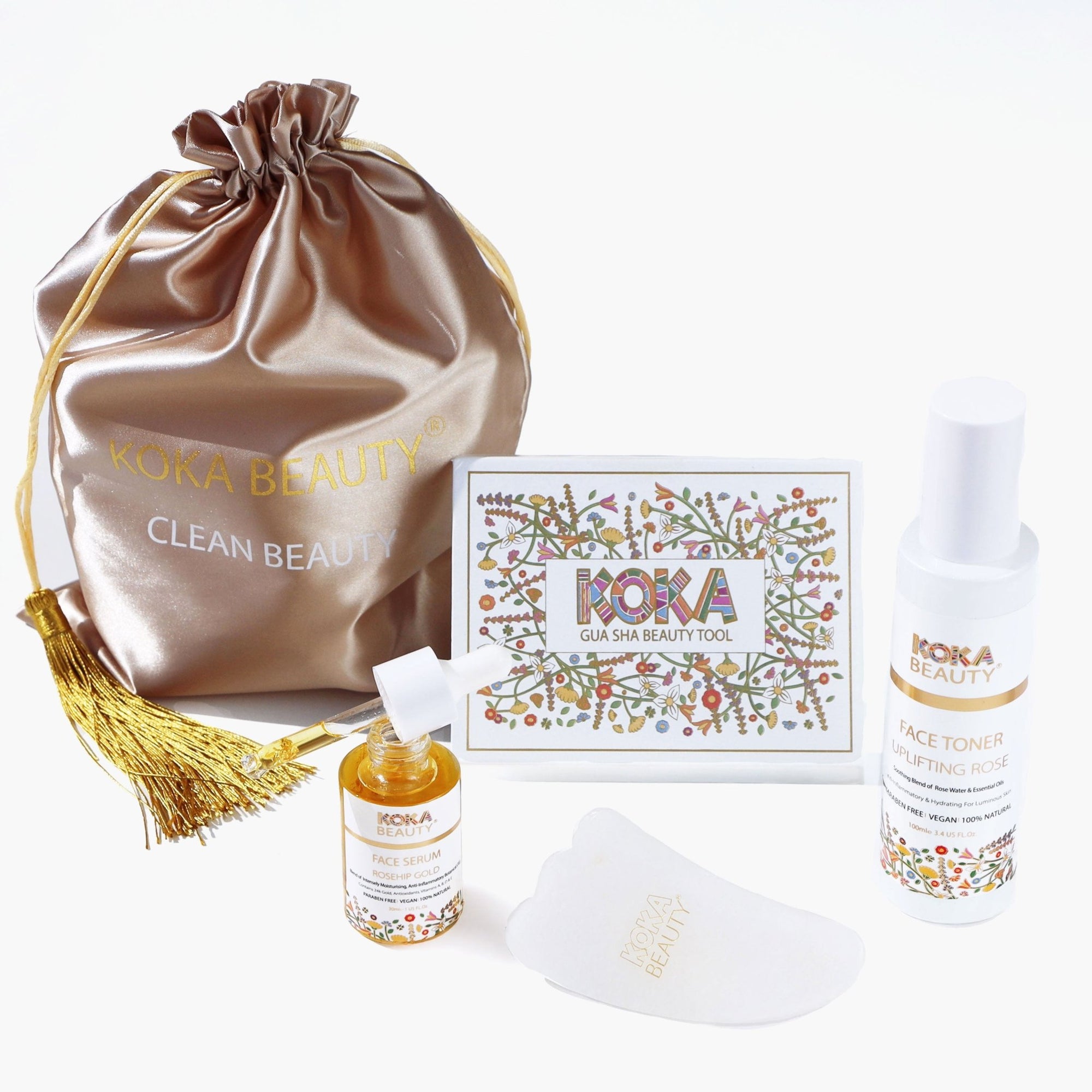 Luxury Facial Massage &amp; Skincare Gift Set. - Koka Beauty