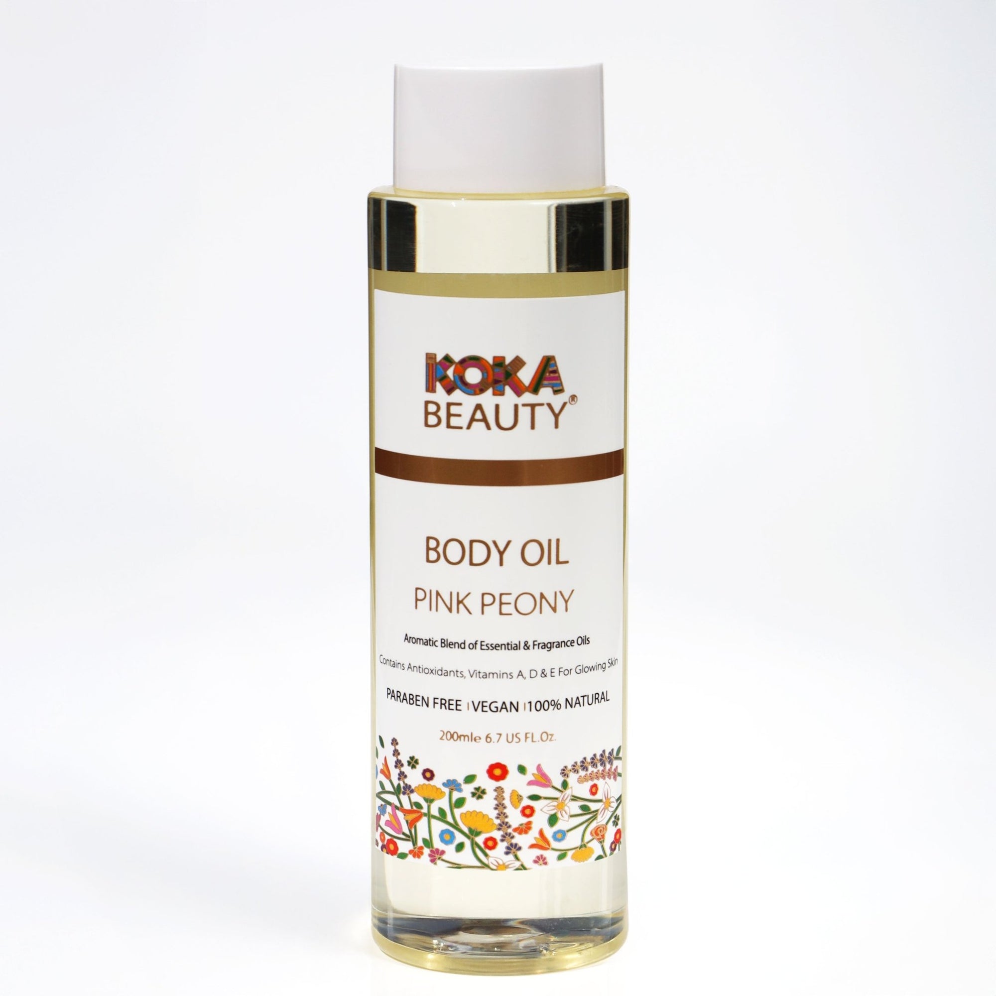 Pink Peony Body Oil - Koka Beauty