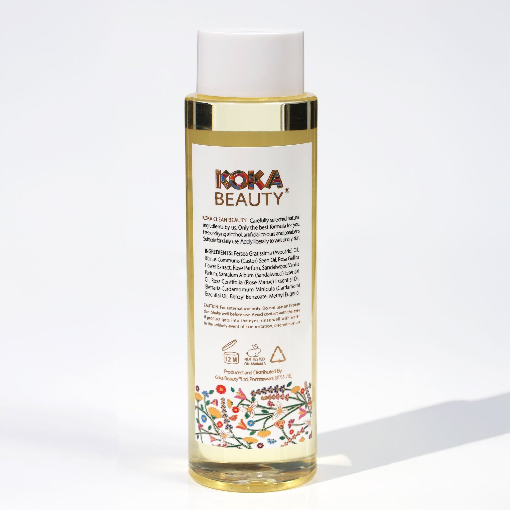 Rose Silk Bath Bomb, Gua Sha and Body Oil Set - Koka Beauty