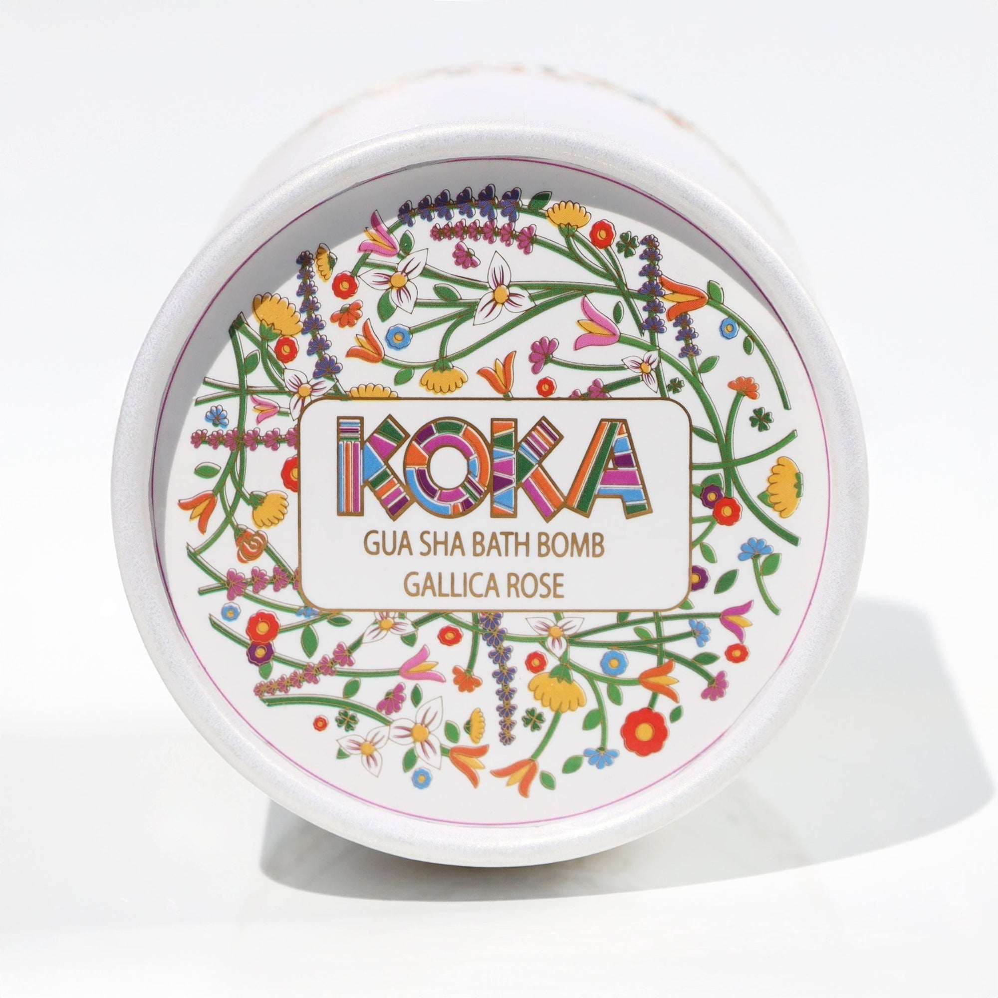 Rose Silk Bath Bomb, Gua Sha and Body Oil Set - Koka Beauty