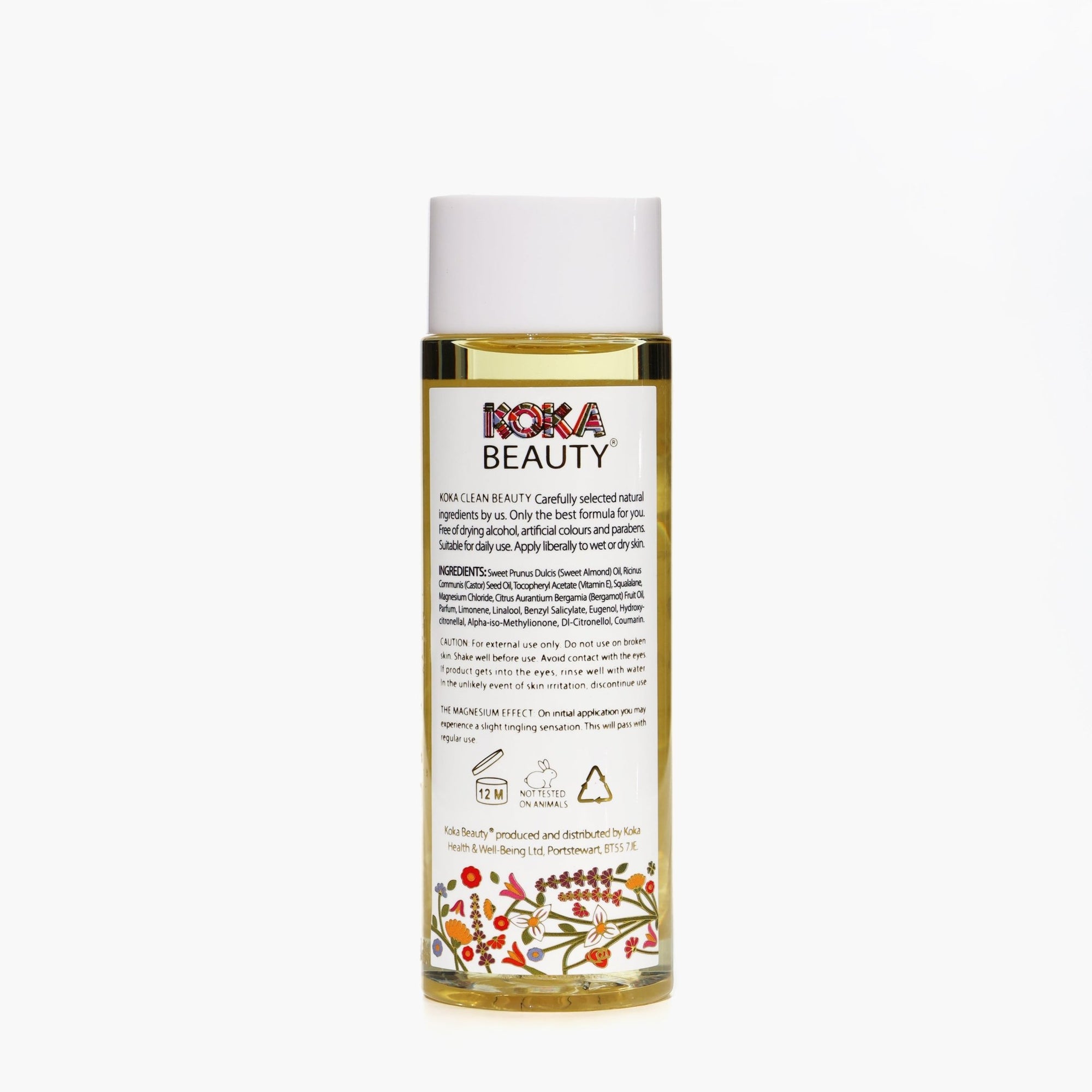 Sea Salt Body Oil | Infused with Magnesium, Vitamin E &amp; Bergamot Essential Oil - Koka Beauty