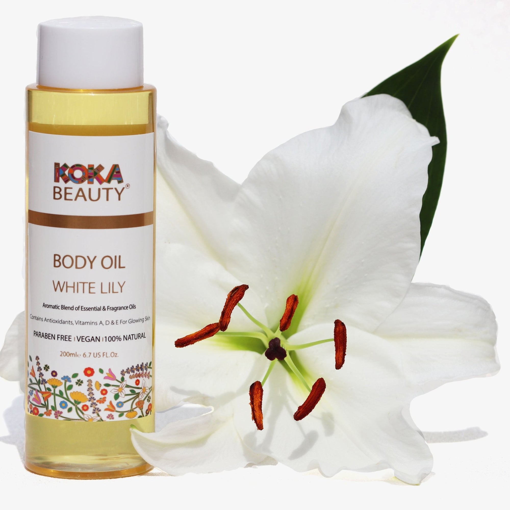 White Lily Body Oil - Koka Beauty