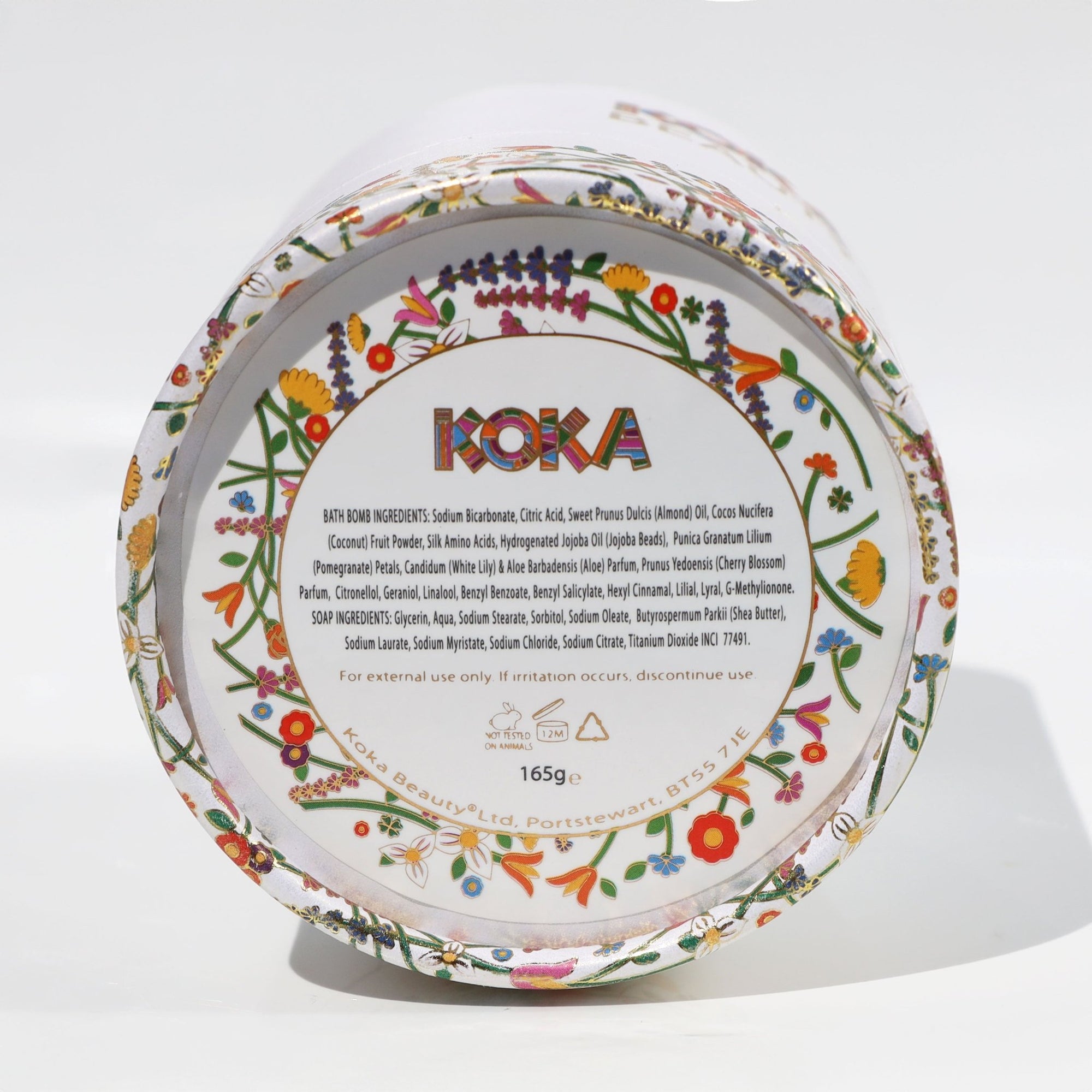 White Lily Silk Bath Bomb, Gua Sha and Body Oil Set - Koka Beauty