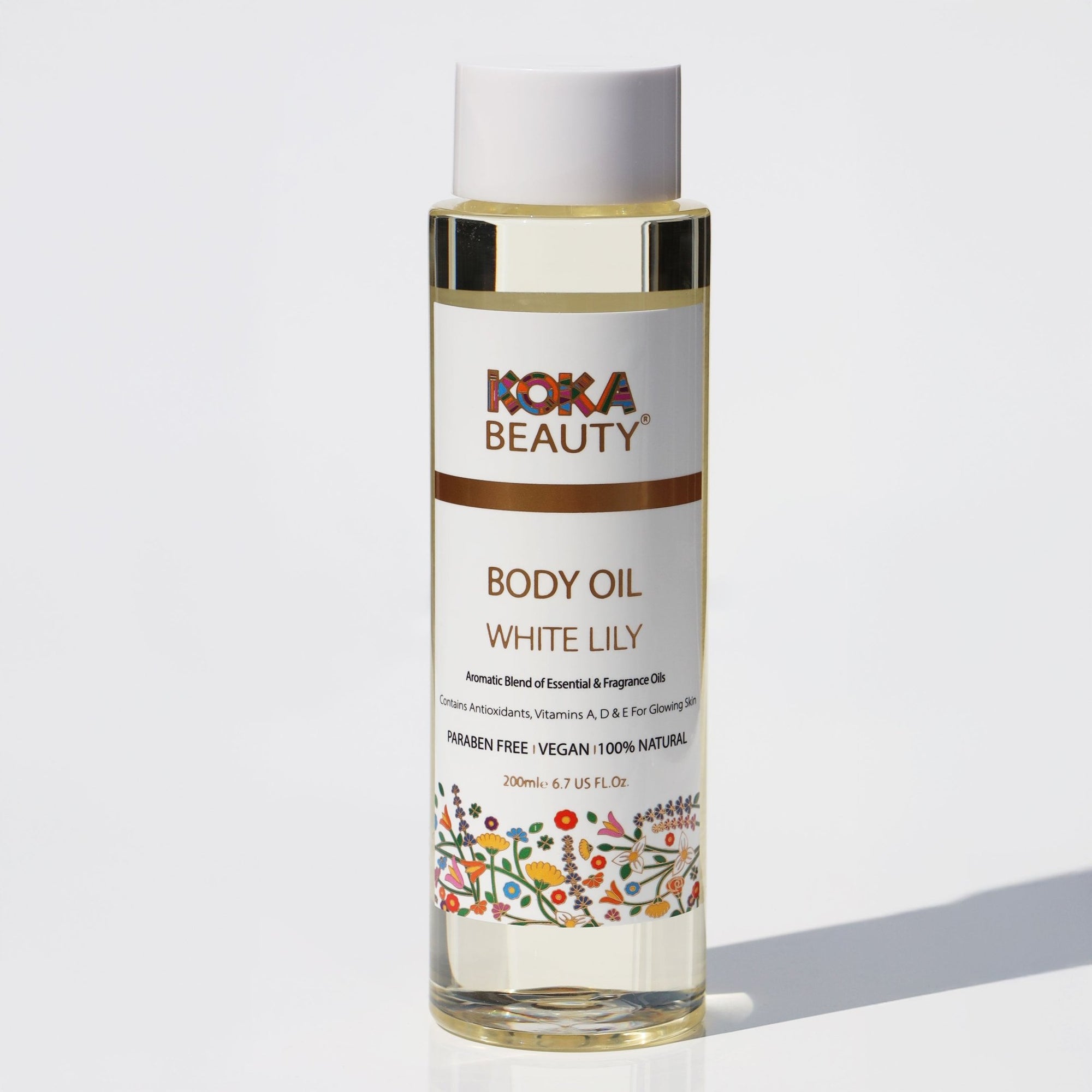 White Lily Silk Bath Bomb, Gua Sha and Body Oil Set - Koka Beauty